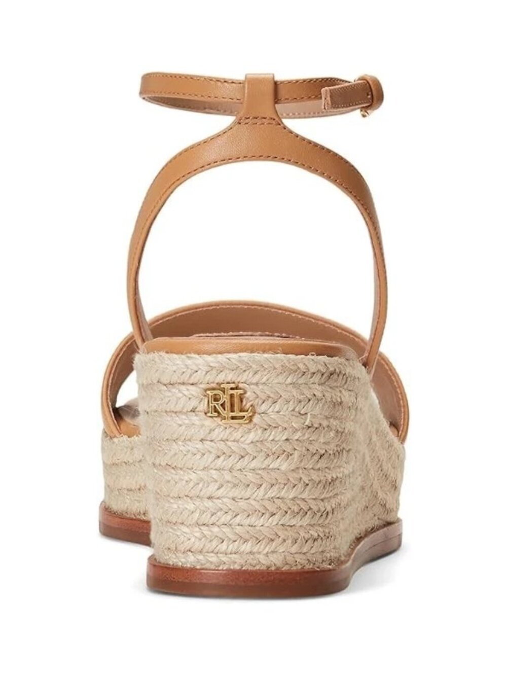 Lauren Ralph Lauren Leona Espadrille Platform Wedge Sandal US Size 9.5 - Picture 4 of 13